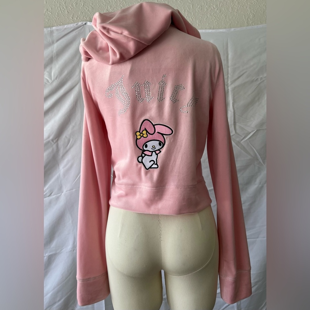 Juicy Couture 🖤 Hello Kitty and Friends 🖤 Forever 21 pink hoodie. - Picture 5 of 6